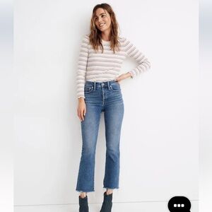 Madewell Cali denim crop